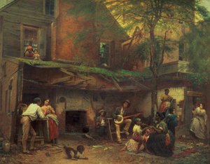 Vida en el Viejo Kentucky en el Sur, 1859 de Eastman Johnson