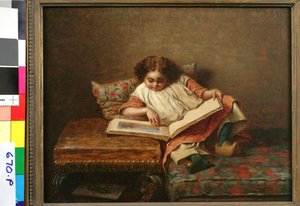 El amante del arte de Eastman Johnson
