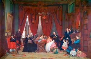 La Familia Hatch, 1870-1871 de Eastman Johnson