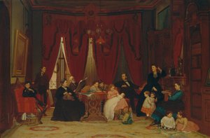 La familia Hatch, 1870-71 de Eastman Johnson