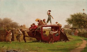 La vieja diligencia de Eastman Johnson