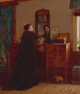 El tocador de Eastman Johnson