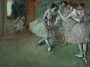 Un grupo de bailarinas de Edgar Degas