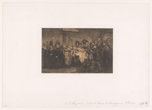 María de Borgoña en estado en Brujas de Edgar Alfred Baes