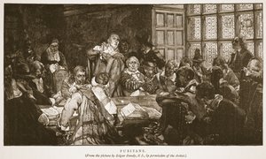 Puritanos, ilustración de 