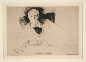 alfred stevens de Edgar Chahine