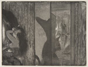 Actrices en sus camerinos, 1879-80 de Edgar Degas