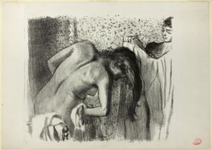Después del baño (versión grande) de Edgar Degas