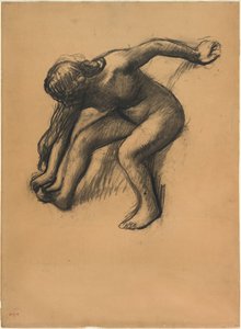 Después del baño de Edgar Degas