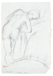 Después del baño de Edgar Degas