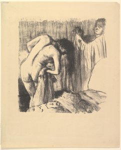 Después del baño III, 1891-92 de Edgar Degas