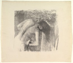 Después del Baño versión grande, 1891-92 de Edgar Degas