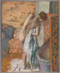 Después del baño de Edgar Degas