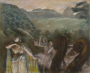 Aria después del Ballet de Edgar Degas