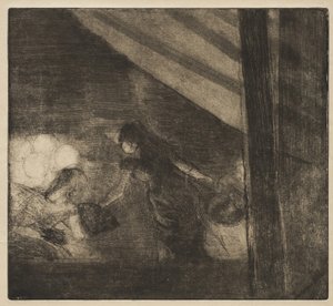 En el Café des Ambassadeurs de Edgar Degas