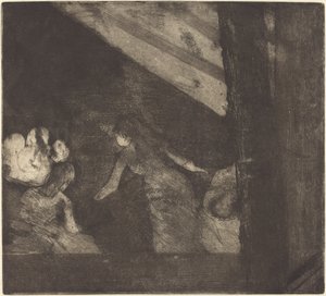 En el Café des Ambassadeurs de Edgar Degas