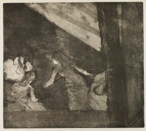 En el Café des Ambassadeurs de Edgar Degas