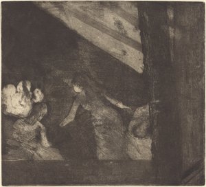 En el Café des Ambassadeurs de Edgar Degas