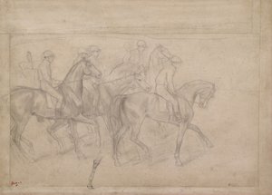 En las carreras, c.1860-62