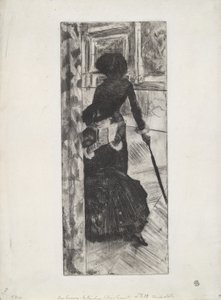 En el Louvre: La Pintura (Mary Cassatt), c.1879-80