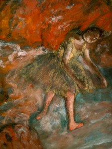 Escena de ballet (detalle) de Edgar Degas