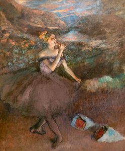 Bailarina con ramo