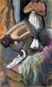 Desayuno después del baño de Edgar Degas