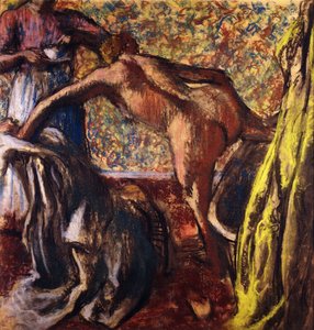 Desayuno después del baño, c.1895-98 de Edgar Degas