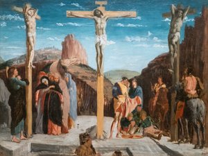 Calvario (copia después de Andrea Mantegna). 1861. de Edgar Degas