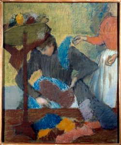 Chez la modist de Edgar Degas