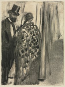 Conversación: Ludovic Halévy y Madame Cardinal La Conversación, c. 1880-1883 de Edgar Degas
