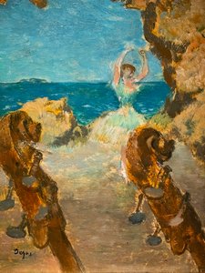 Bailarina. Escena de ballet