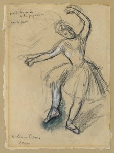 Bailarina; Danseuse, 1880s de Edgar Degas