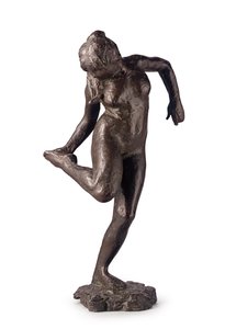 Bailarina mirando la planta de su pie derecho, c.1895