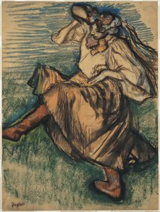 Bailarina con traje ucraniano de Edgar Degas