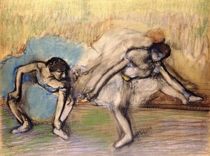 Bailarines en reposo, c.1896