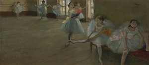 Bailarinas en el Aula, c.1880 de Edgar Degas