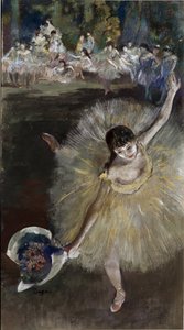 Bailarina (óleo sobre lienzo) de Edgar Degas