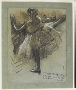 Bailarina vista desde atrás, 