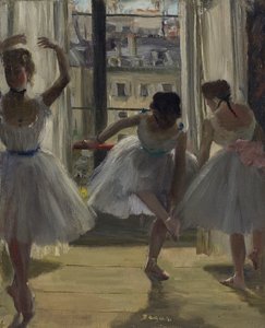 Bailarinas en una sala de ejercicios Tres Bailarinas, 1873