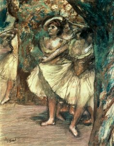Bailarinas en verde de Edgar Degas