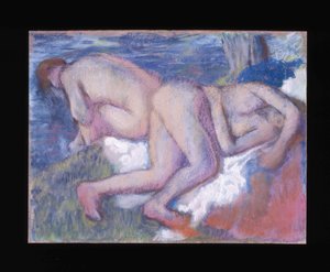 Dos mujeres bañándose, c. 1895 de Edgar Degas