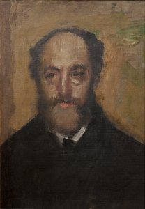 Retrato del crítico de arte Emile Durand-Greville (1838-1914) de Edgar Degas