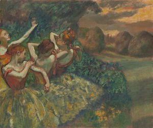 Cuatro Bailarinas, c. 1899 de Edgar Degas