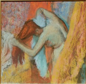 Mujer en el tocador de Edgar Degas