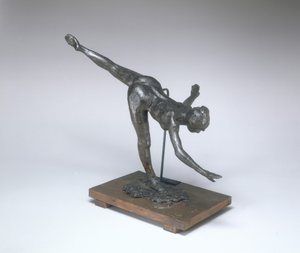 Grande Arabesque, Tercera Vez Primera Arabesque Penchée, c. 1885-1890 de Edgar Degas