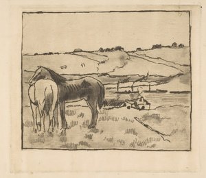 Caballos en el Prado, 1891-92