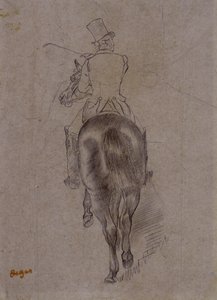 Cazador a caballo de Edgar Degas