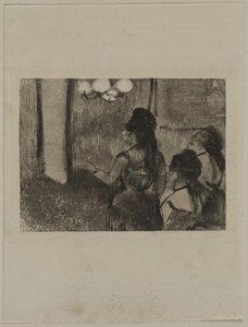 En el salón, c. 1880s