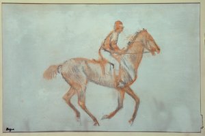 Jinete al galope, c.1881 de Edgar Degas